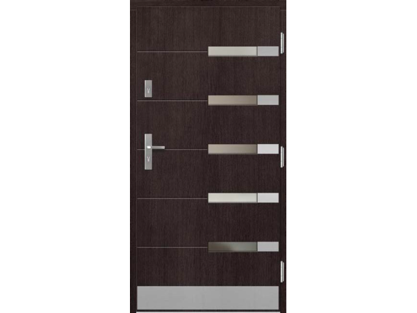 Ușă de Intrare din Lemn, model P104