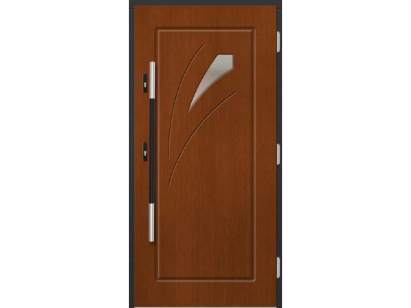 Ușă de Intrare din Lemn, model P108