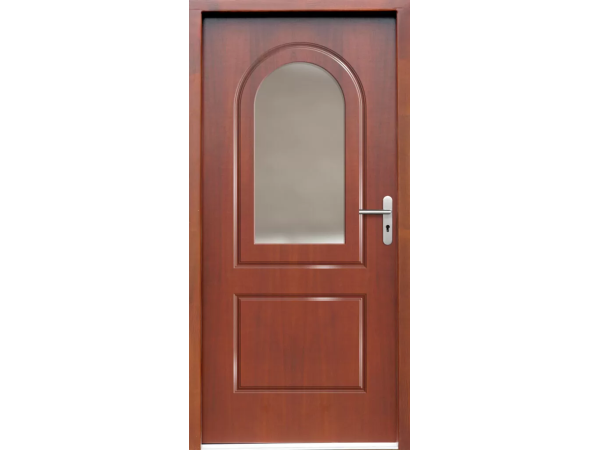 Ușă de Intrare din Lemn, model P112