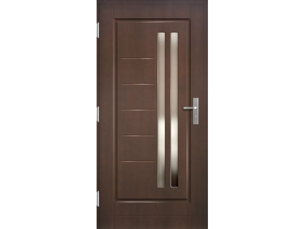 Ușă de Intrare din Lemn, model P141