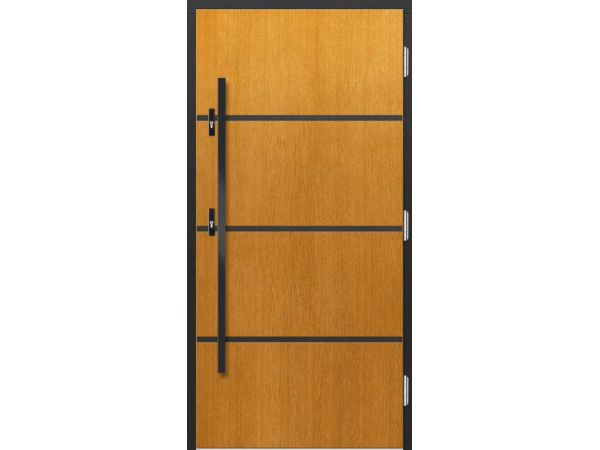 Ușă de Intrare din Lemn, model P155