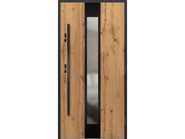 Ușă de Intrare din Lemn, model P181