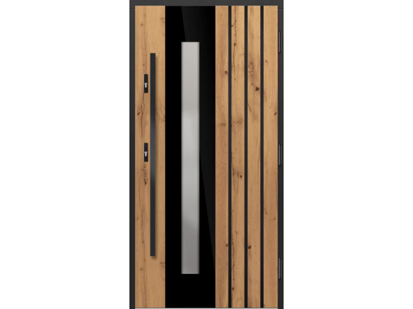 Ușă de Intrare din Lemn, model P188