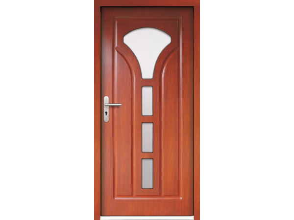 Ușă de Intrare din Lemn, model P19