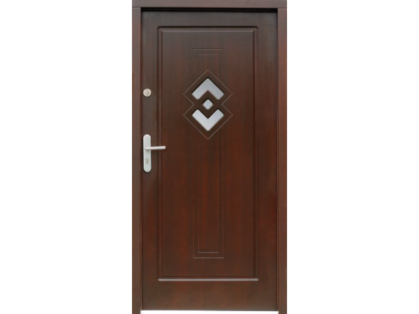 Ușă de Intrare din Lemn, model P29