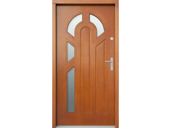 Ușă de Intrare din Lemn, model P33