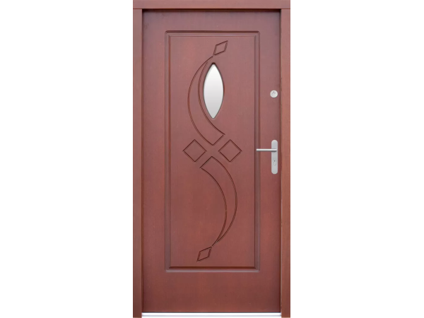 Ușă de Intrare din Lemn, model P39