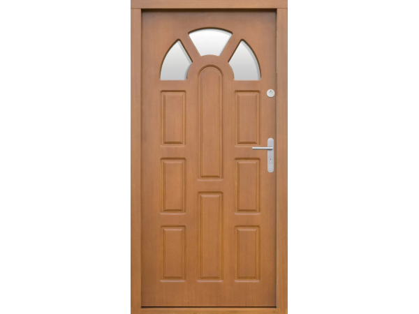 Ușă de Intrare din Lemn, model P45