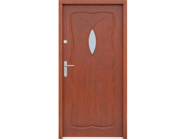 Ușă de Intrare din Lemn, model P49