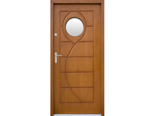 Ușă de Intrare din Lemn, model P51