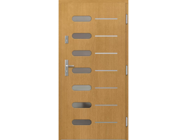 Ușă de Intrare din Lemn, model P64