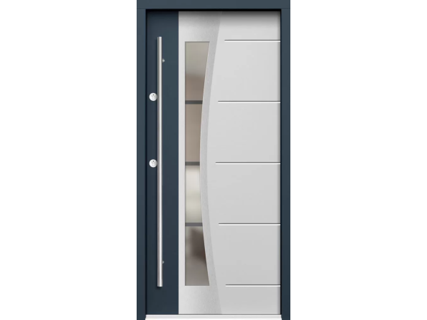 Ușă de Intrare din Lemn, model P98